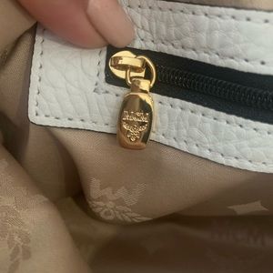 Authentic MCM in Ivory White… excellent condition